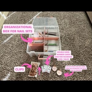 Color Street Dry Nail Polish Strip Product, Organizational, Storage Kit (OBO)